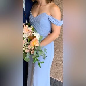 Blue Bridesmaids or Prom Dress (Social / Dessy brand)